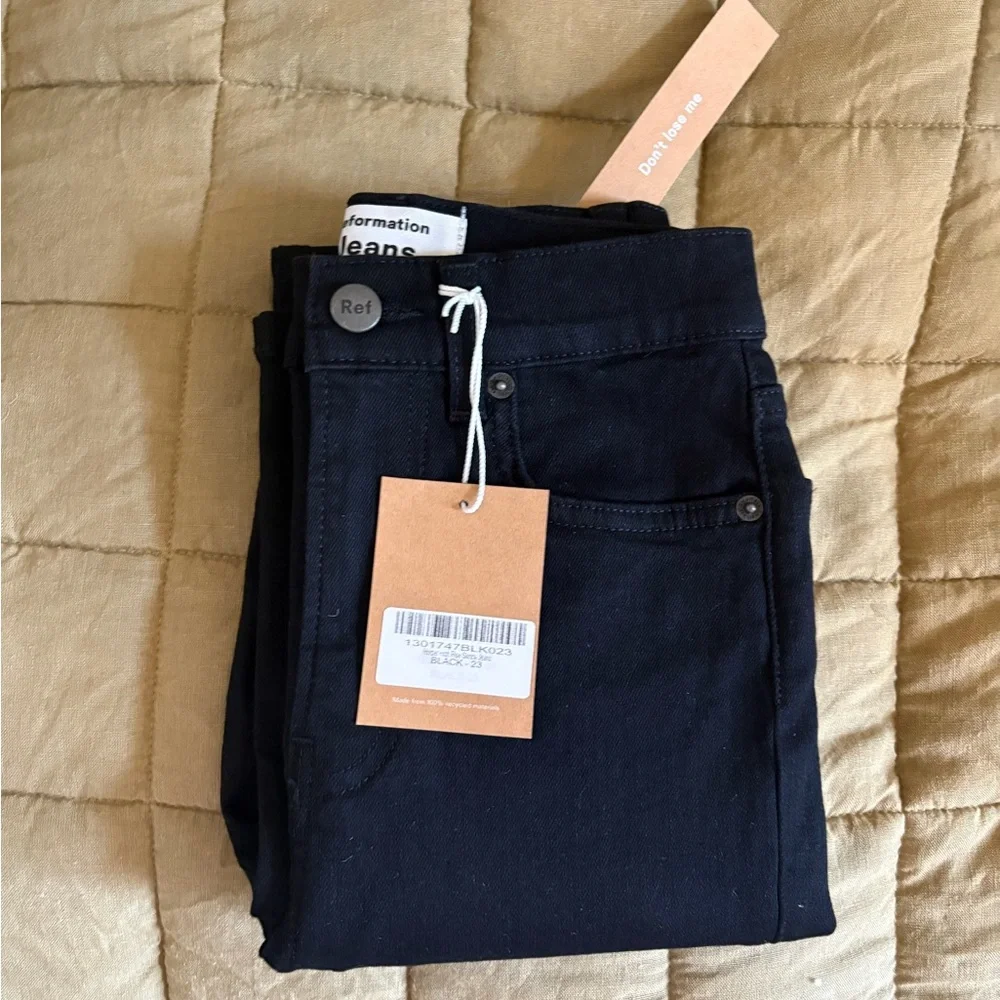 NWT Reformation Black Harper Skinny Jeans for Women - Picture 6 of 7
